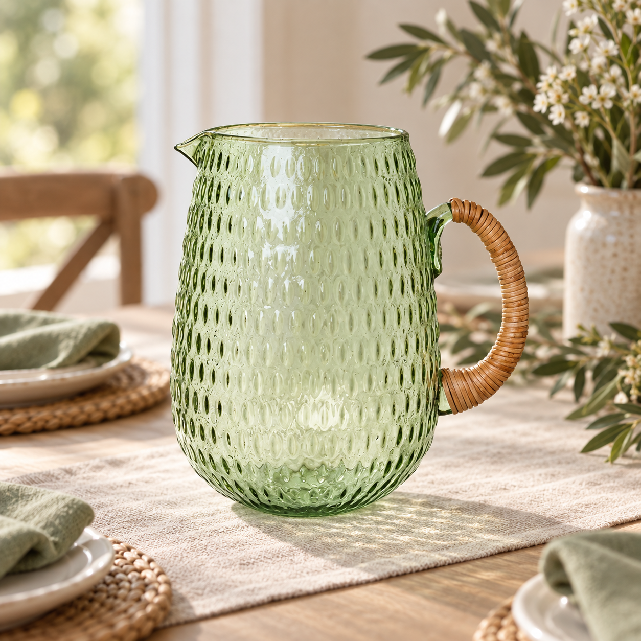 Jarra em Vidro Artesanal Bonito 2,4L