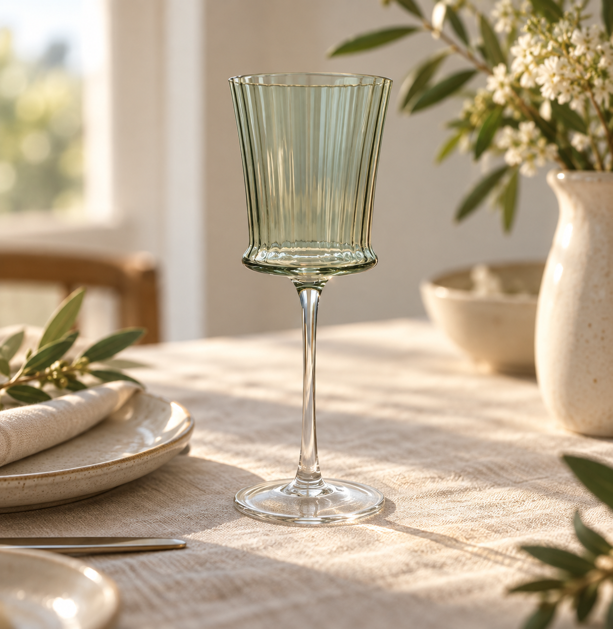 Taça de Vinho Branco Verde